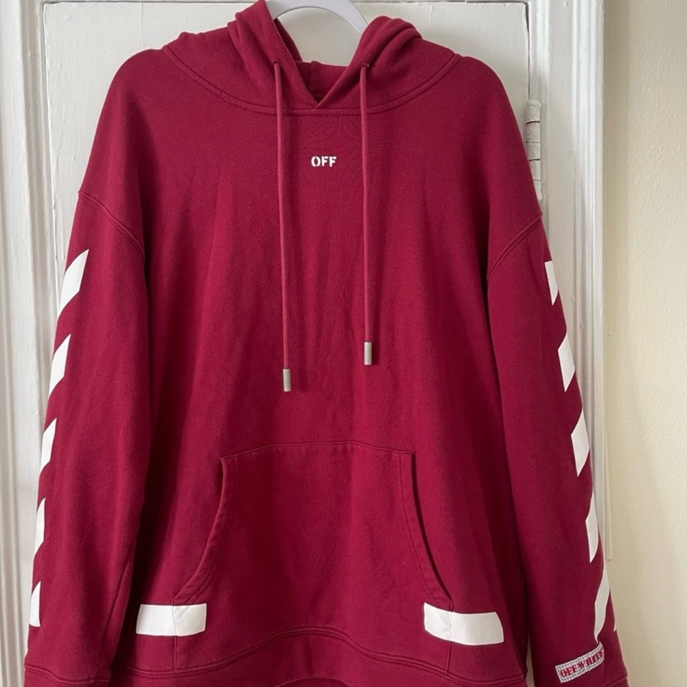 Off White Hoodie seeing things